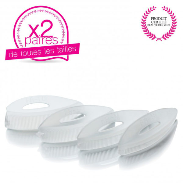 Autour du Regard - Lot de 8 paires de formes silicone (2 paires de 4 tailles différentes)
