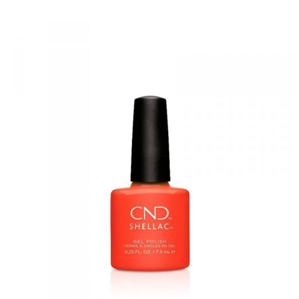 CND - Shellac - Vernis semi permanent - Couleur - Electric Orange