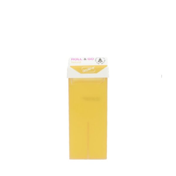 DEPILEVE - EPILATION AVEC BANDE - CARTOUCHE DE CIRE - ROLL & GO NATUREL - 100GR