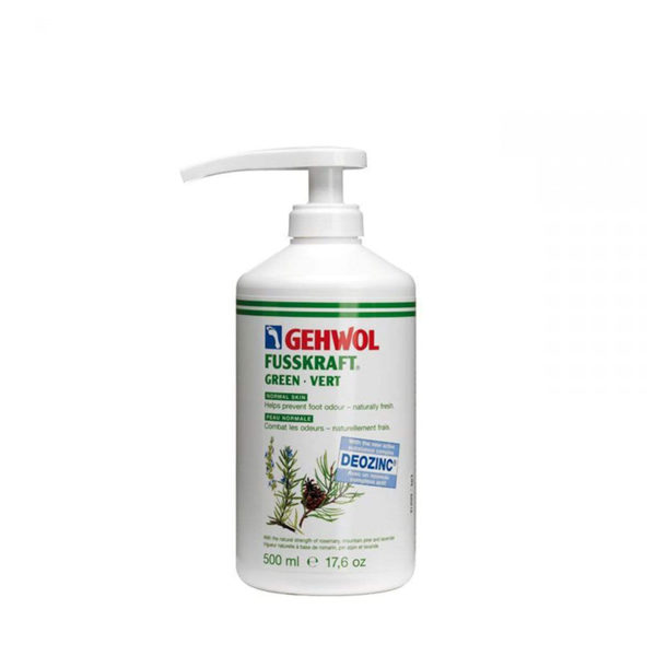 GEHWOL - FUSSKRAFT - VERT - PEDICURE - PEAU NORMALE - 500ML