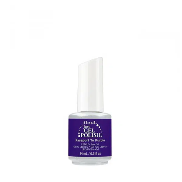IBD - JUST POLISH - VERNIS SEMI-PERMANENT - COULEUR PASSPORT TO PURPLE - 14ML