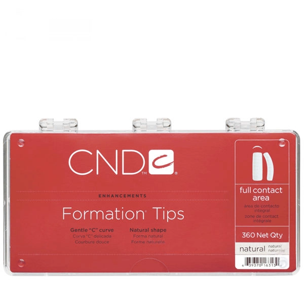 CND - NAIL SYSTEM TIPS - FORMATION NATUREL - PACK 360