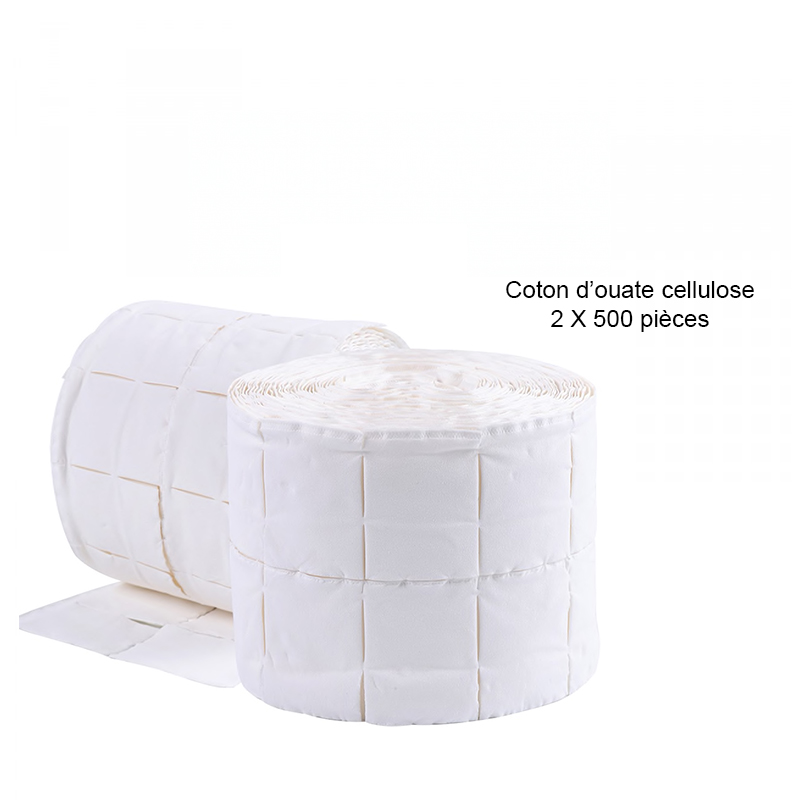 COTON CARRES DE CELLULOSE (500PIECES)