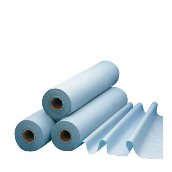 PAPIER DE TABLE EN ROULEAU - PLASTIFIE - 50CM X 50M - COUPE DE 44CM
