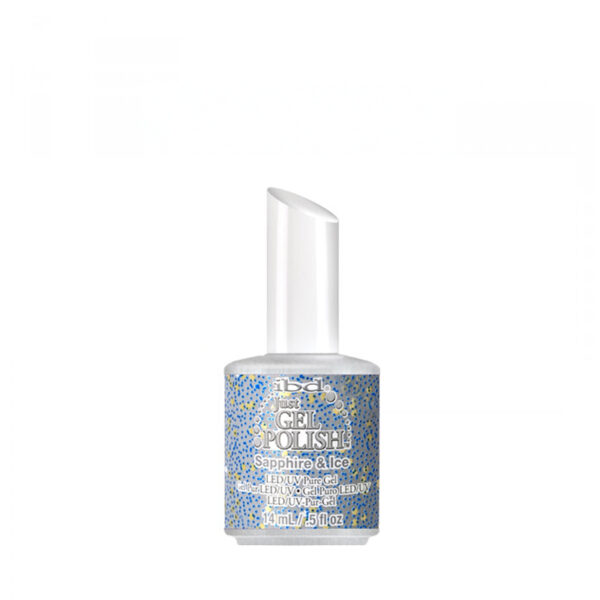 IBD - JUST POLISH - VERNIS SEMI-PERMANENT - COULEUR SAPPHIRE & ICE - 14ML