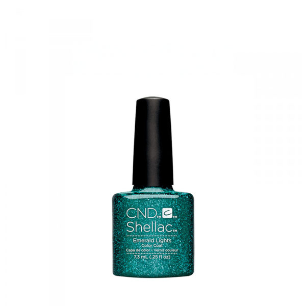 CND - Shellac - Vernis semi permanent - Couleur - Emerald Lights