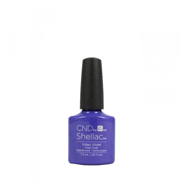 CND - Shellac - Vernis semi permanent Couleur - Vidéo Violet