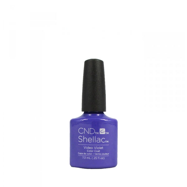 CND - Shellac - Vernis semi permanent Couleur - Vidéo Violet