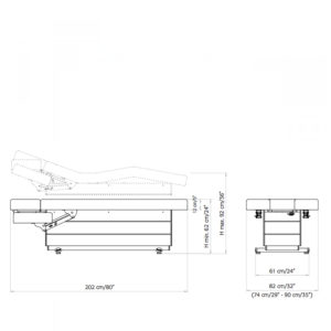 TABLE DE MASSAGE - LEMI - VERSUS - BORDEAUX - Image 2