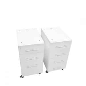 TABLE DE MANUCURE - ROMA EDELWEIS MATT - DOUBLE COMMODE - Image 2