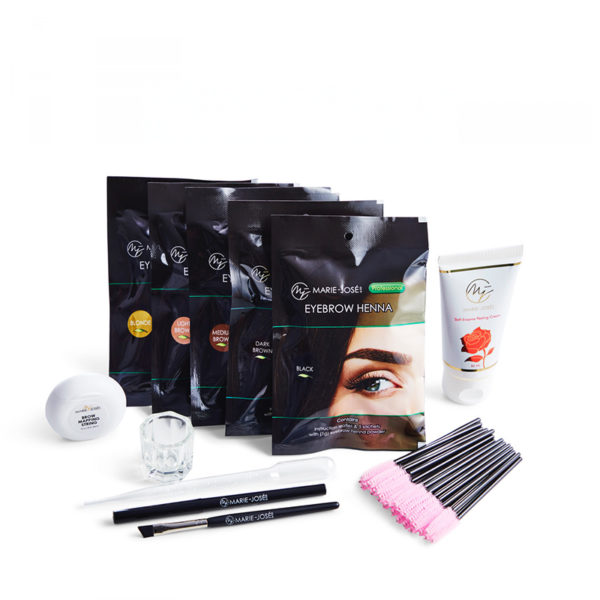 Maxi Set d'Accessoires pour la teinture des sourcils au henné