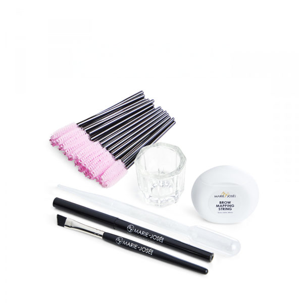 Médium Set d'Accessoires pour la teinture des sourcils au henné