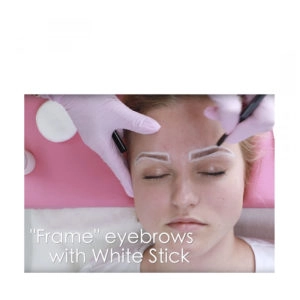 Crayon Blanc de traçage pour la teinture des sourcils au henné - Image 4