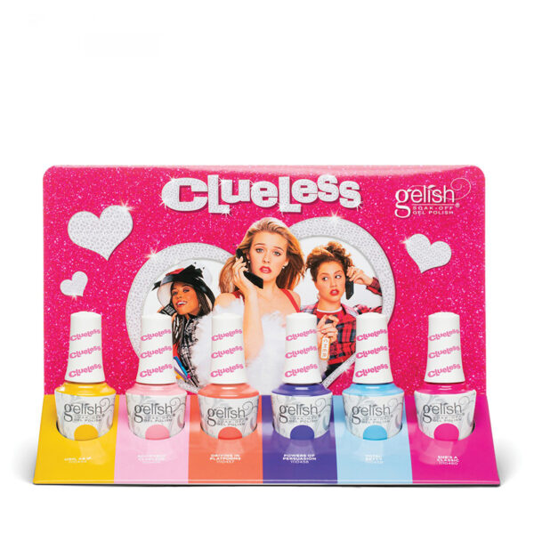 HARMONY - GELISH - COLLECTION CLUELESS  - DISPLAY 6 COULEURS