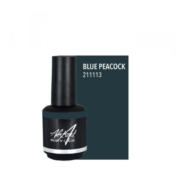 ABSTRACT BRUSH N' COLOR - BLUE PEACOCK  - 15ML