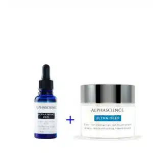 ALPHASCIENCE - DUO - Sérum NIGHT PEEL (PH)30ml + Crème ULTRA DEEP (CR)50ml