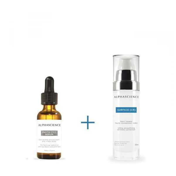 ALPHASCIENCE - DUO - Sérum PHYTIC (CF)30ml  + Crème SUFACE (CR)30ml