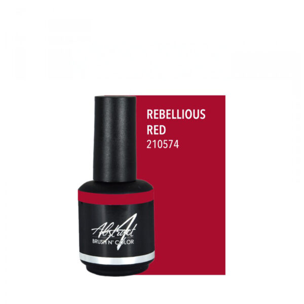 ABSTRACT BRUSH N' COLOR - REBELLIOUS RED - 15ML