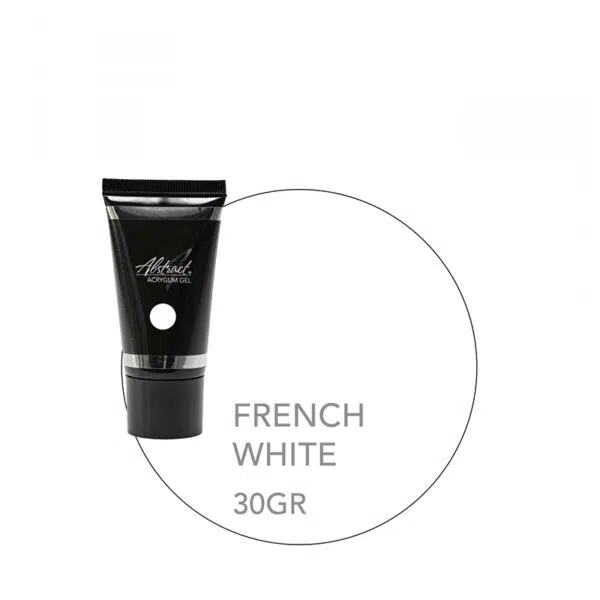 ABSTRACT - AcryGum Gel Tube FRENCH WHITE 30gr