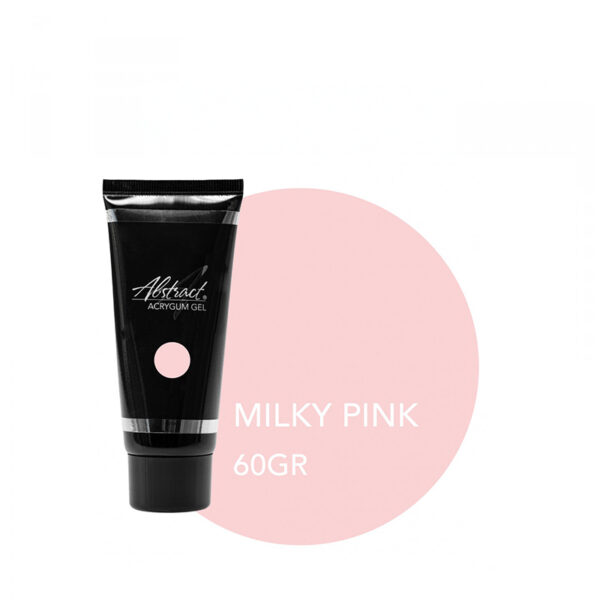 ABSTRACT - AcryGum Gel Tube MILKY PINK 60gr