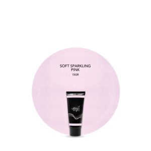 ABSTRACT - ACRYGUM GEL TUBE - SOFT SPARKLING PINK - 15GR