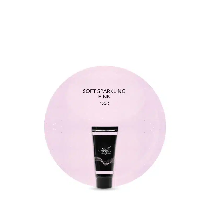 ABSTRACT - ACRYGUM GEL TUBE - SOFT SPARKLING PINK - 15GR