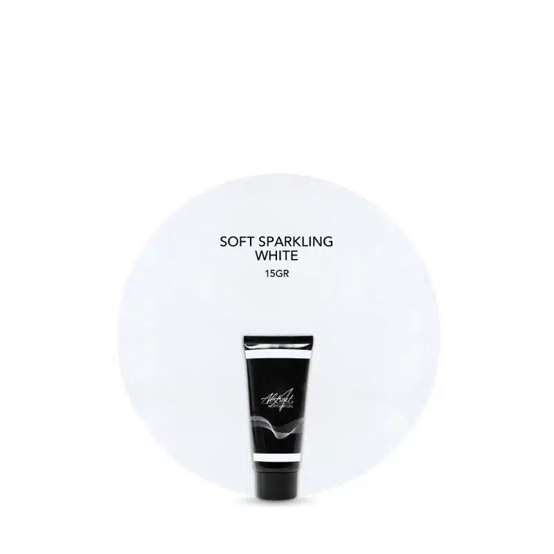 ABSTRACT - ACRYGUM GEL TUBE - SOFT SPARKLING WHITE 15GR