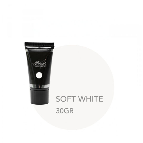 ABSTRACT - AcryGum Gel Tube SOFT WHITE 30gr