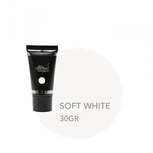 ABSTRACT - AcryGum Gel Tube SOFT WHITE 30gr