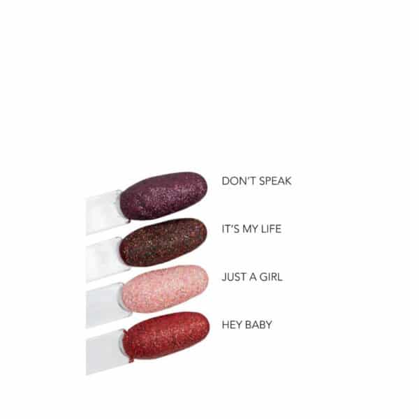 ABSTRACT BRUSH N' COLOR - COLLECTION NO DOUBT GLITTER - LOT DE 4