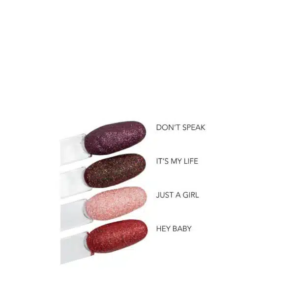 ABSTRACT BRUSH N' COLOR - COLLECTION NO DOUBT GLITTER - LOT DE 4