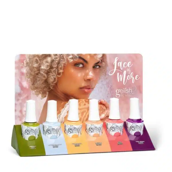 HARMONY - GELISH - COLLECTION LACE IS MORE  - DISPLAY 6 COULEURS