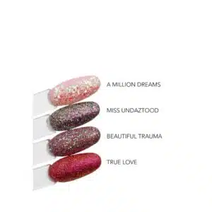 ABSTRACT BRUSH N' COLOR - COLLECTION ROMANTIC REBEL GLITTER - LOT DE 4 - Image 3