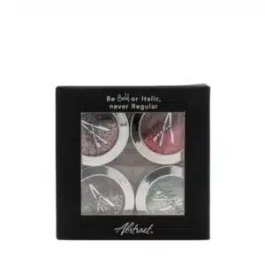 ABSTRACT BRUSH N' COLOR - COLLECTION ROMANTIC REBEL GLITTER - LOT DE 4 - Image 2