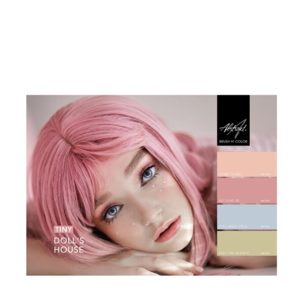 ABSTRACT BRUSH N' COLOR - COLLECTION DOLL'S HOUSE - LOT DE 4 X 7,5ML