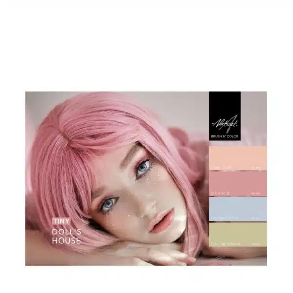 ABSTRACT BRUSH N' COLOR - COLLECTION DOLL'S HOUSE - LOT DE 4 X 7,5ML