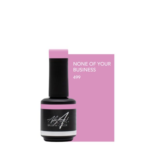 ABSTRACT BRUSH N' COLOR - NONE OF YOUR BUSINESS - 15ML