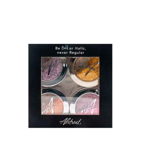 ABSTRACT BRUSH N' COLOR - COLLECTION MAXIMUM OVERDRIVE GLITTER - LOT DE 4
