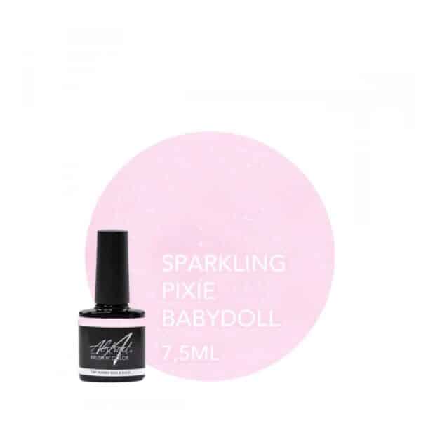 ABSTRACT - RUBBER BASE & BUILD - SPARKLING PIXIE BABYDOLL - 7.5ML