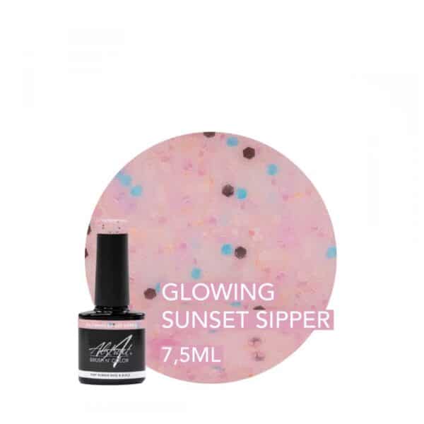 ABSTRACT - RUBBER BASE & BUILD - GLOWING SUNSET SIPPER - 7.5ML