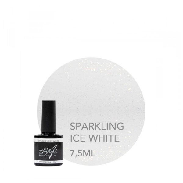 ABSTRACT - RUBBER BASE & BUILD - SPARKLING ICE WHITE - 7.5ML