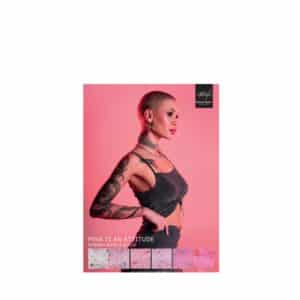 ABSTRACT - RUBBER BASE & BUILD - DAZZLING LOOK ON THE PINK SIDE - 7.5ML - Image 4