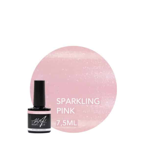 ABSTRACT - RUBBER BASE & BUILD - SPARKLING PINK - 7.5ML