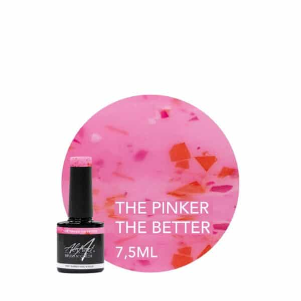 ABSTRACT - RUBBER BASE & BUILD - DAZZLING THE PINKER THE BETTER - 7.5ML