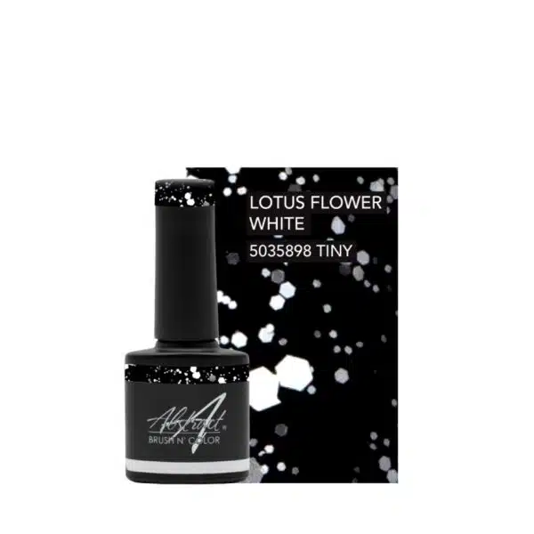 ABSTRACT - SHIELD & SPARKLE LOTUS FLOWER WHITE - TOP PAILLETE - 7,5ML