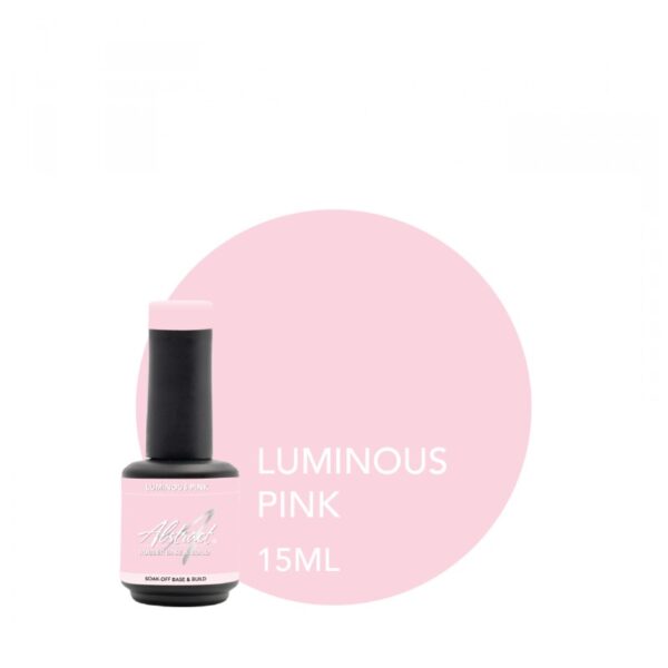 ABSTRACT - RUBBER BASE & BUILD - LUMINOUS PINK - 15ML