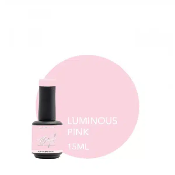 ABSTRACT - RUBBER BASE & BUILD - LUMINOUS PINK - 15ML