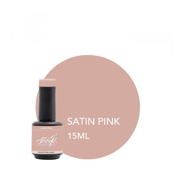 ABSTRACT - RUBBER BASE & BUILD - SATIN PINK - 15ML