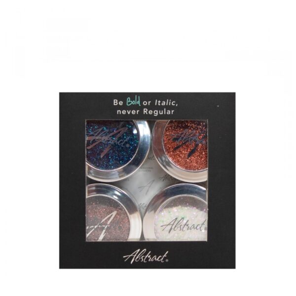 ABSTRACT BRUSH N' COLOR - COLLECTION WAKE ME UP GLITTER - LOT DE 4