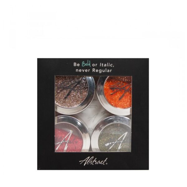 ABSTRACT BRUSH N' COLOR - COLLECTION WHEN SEPTEMBER COMES GLITTER - LOT DE 4